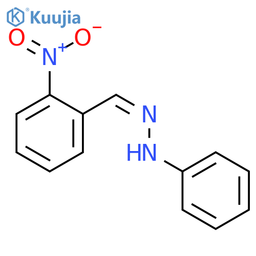 Benzaldehyde, 2-nitro-,2-phenylhydrazone structure