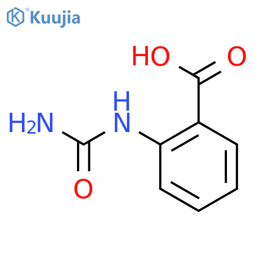 2-(carbamoylamino)benzoic acid structure