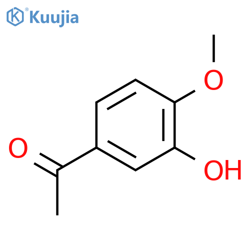 1-(3-Hydroxy-4-methoxyphenyl)ethanone structure
