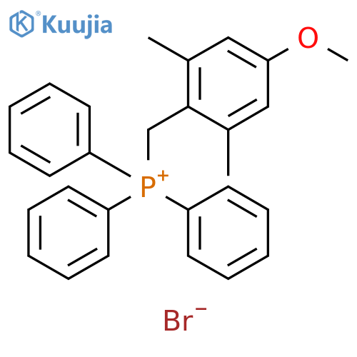 Phosphonium, [(4-methoxy-2,6-dimethylphenyl)methyl]triphenyl-, bromide (1:1) structure