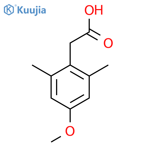 2-(4-Methoxy-2,6-dimethylphenyl)acetic acid structure