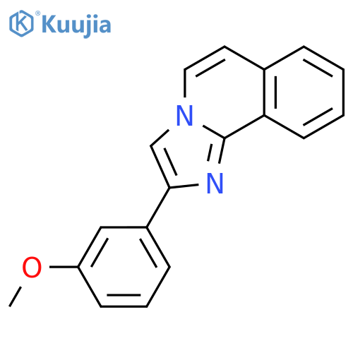 2-(3-Methoxyphenyl)imidazo(2,1-a)isoquinoline structure
