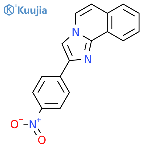 2-(4-Nitrophenyl)imidazo2,1-aisoquinoline structure