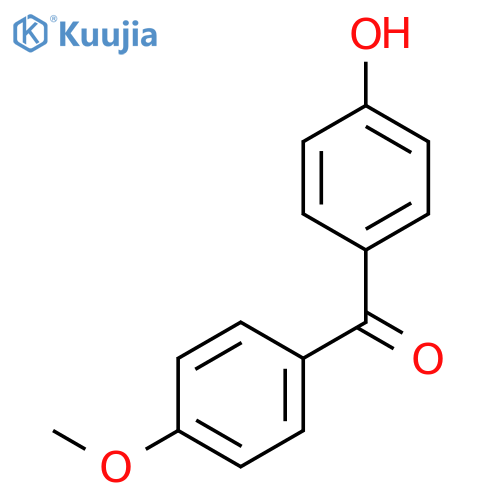 4-Hydroxy-4'-methoxybenzophenone structure