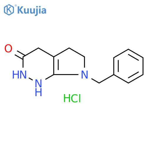 3H-Pyrrolo[2,3-c]pyridazin-3-one,1,2,4,5,6,7-hexahydro-7-(phenylmethyl)-, monohydrochloride structure