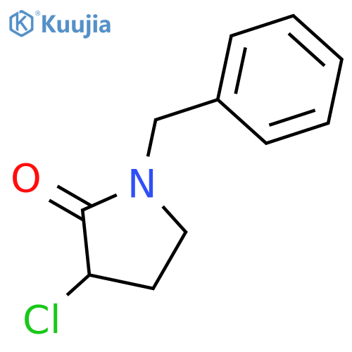 2-Pyrrolidinone, 3-chloro-1-(phenylmethyl)- structure