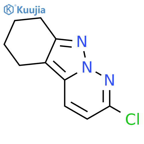 Pyridazino[1,6-b]indazole, 2-chloro-5,6,7,8-tetrahydro- structure