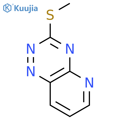 Pyrido[2,3-e]-1,2,4-triazine, 3-(methylthio)- structure