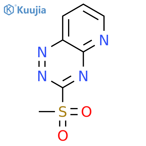 Pyrido[2,3-e]-1,2,4-triazine, 3-(methylsulfonyl)- structure