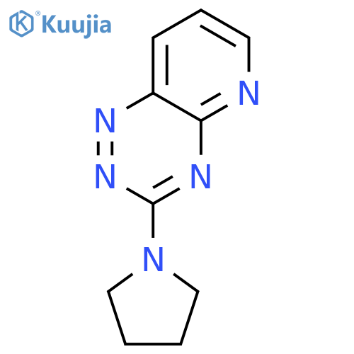Pyrido[2,3-e]-1,2,4-triazine, 3-(1-pyrrolidinyl)- structure
