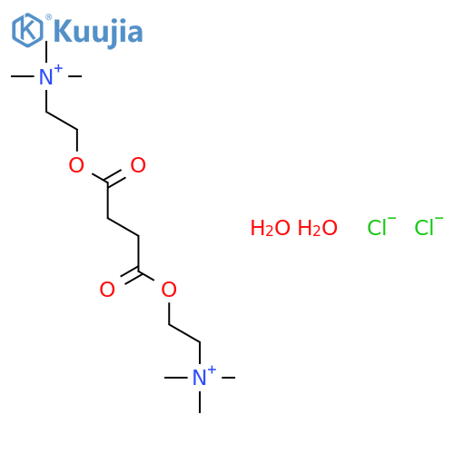 Succinylcholine chloride dihydrate structure