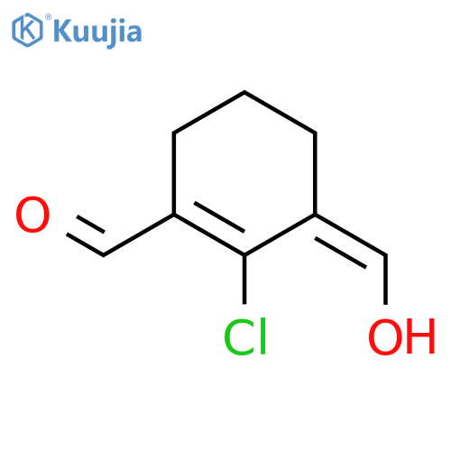 1-Cyclohexene-1-carboxaldehyde, 2-chloro-3-(hydroxymethylene)- structure