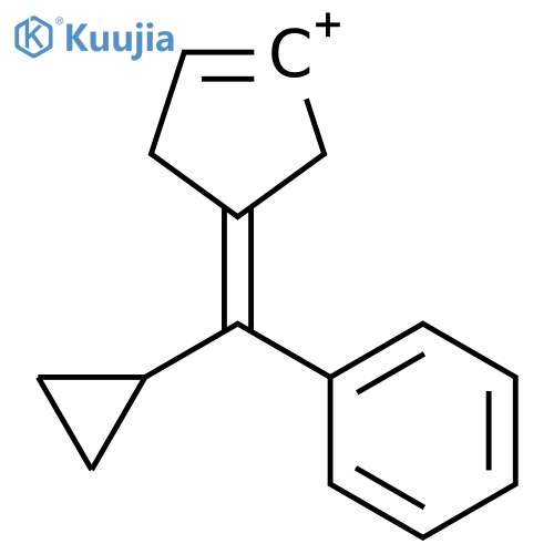 Cyclopentenylium, 4-(cyclopropylphenylmethylene)- structure