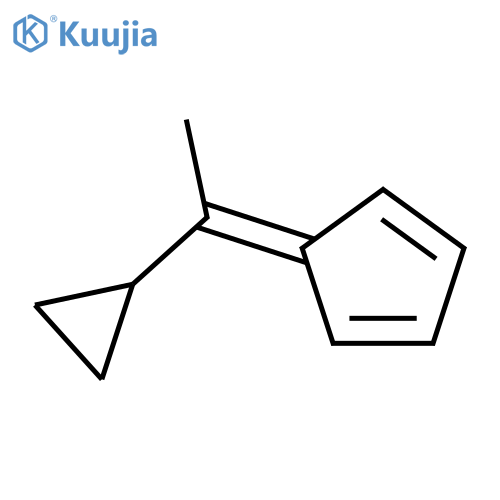 1,3-Cyclopentadiene, 5-(1-cyclopropylethylidene)- structure