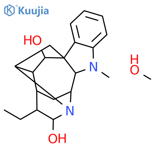 ajmalan-17,21-diol - methanol (1:1) structure