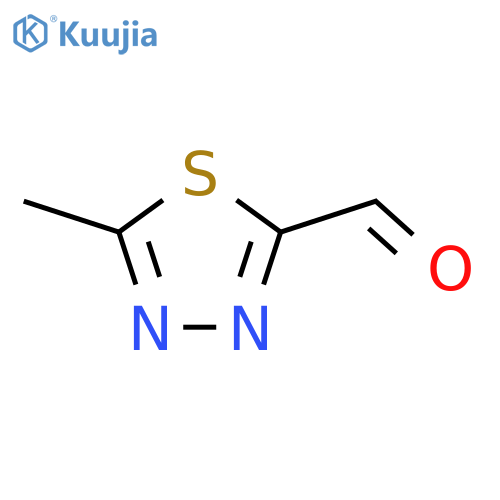 5-Methyl-1,3,4-thiadiazole-2-carbaldehyde structure