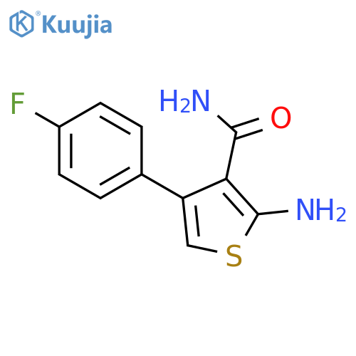 2-Amino-4-(4-Fluorophenyl)thiophene-3-carboxamide structure