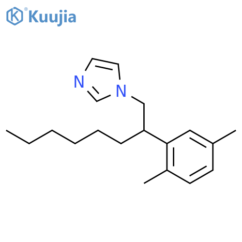 1H-Imidazole, 1-[2-(2,5-dimethylphenyl)octyl]- structure