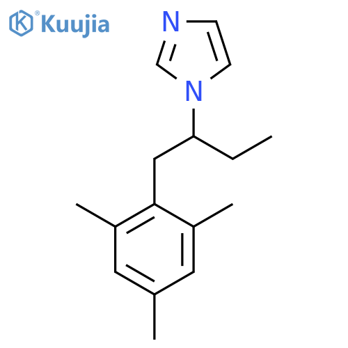 1H-Imidazole, 1-[1-[(2,4,6-trimethylphenyl)methyl]propyl]- structure