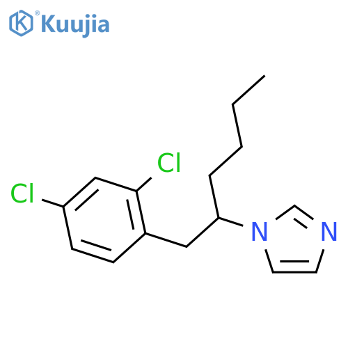 1H-Imidazole, 1-[1-[(2,4-dichlorophenyl)methyl]pentyl]- structure