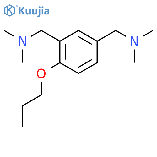 (4-propoxybenzene-1,3-diyl)bis(N,N-dimethylmethanamine) structure