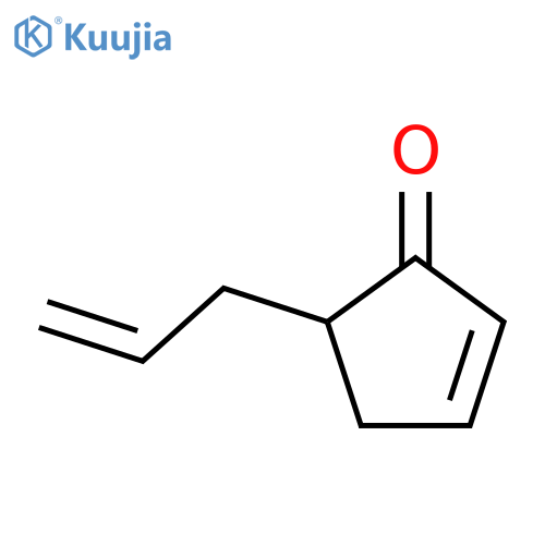 2-Cyclopenten-1-one, 5-(2-propenyl)- structure