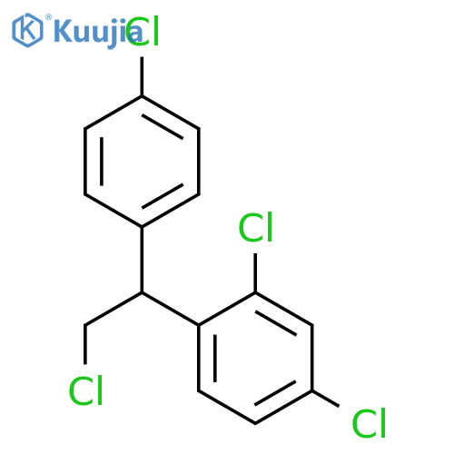 Benzene, 2,4-dichloro-1-[2-chloro-1-(4-chlorophenyl)ethyl]- structure
