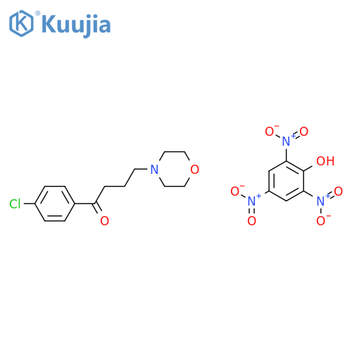 1-Butanone, 1-(4-chlorophenyl)-4-(4-morpholinyl)-, compd. with2,4,6-trinitrophenol (1:1) structure