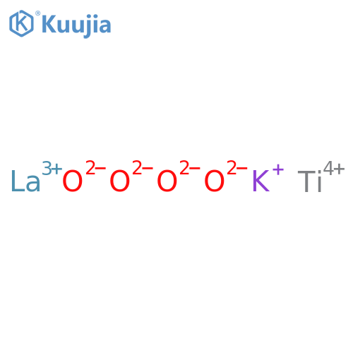 Lanthanum potassium titanium oxide structure