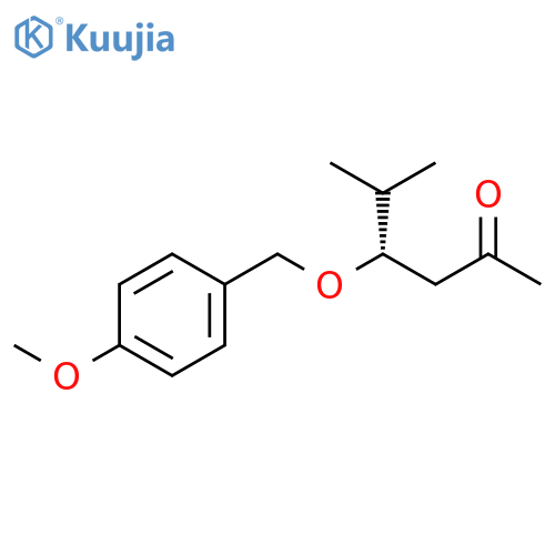 2-Hexanone, 4-[(4-methoxyphenyl)methoxy]-5-methyl-, (4S)- structure
