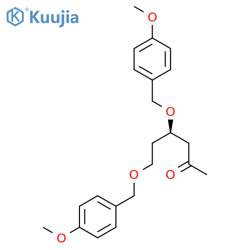2-HEXANONE, 4,6-BIS[(4-METHOXYPHENYL)METHOXY]-, (4R)- structure