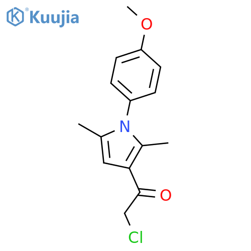 2-Chloro-1-1-(4-Methoxyphenyl)-2,5-Dimethyl-1h-Pyrrol-3-YlEthan-1-One structure