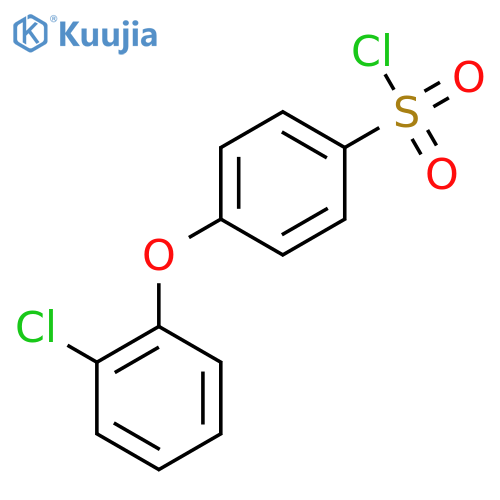 4-(2-chlorophenoxy)benzenesulfonyl chloride structure