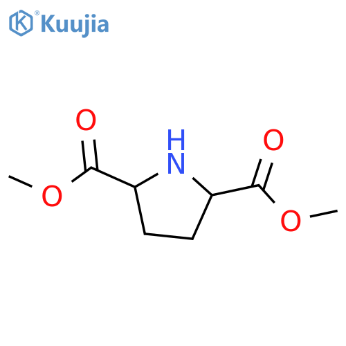 2,5-Pyrrolidinedicarboxylic acid, dimethyl ester, (2S,5R)- structure