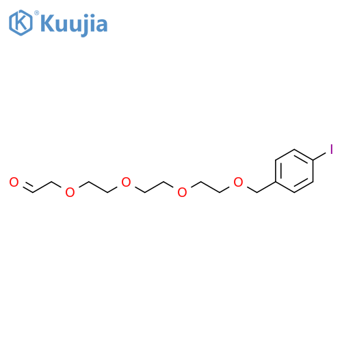 2,5,8,11-Tetraoxatridecan-13-al, 1-(4-iodophenyl)- structure