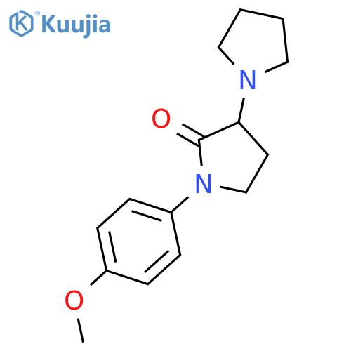1'-(4-methoxyphenyl)-1,3'-bipyrrolidin-2'-one structure
