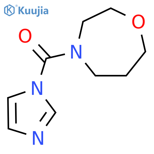 1,4-Oxazepine, hexahydro-4-(1H-imidazol-1-ylcarbonyl)- structure