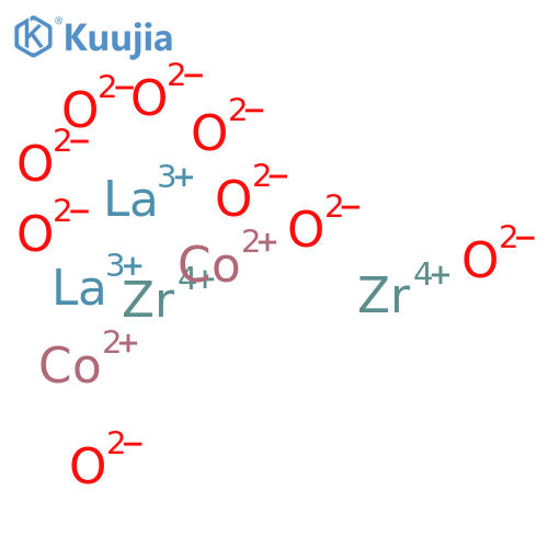 Cobalt lanthanum zirconium oxide structure