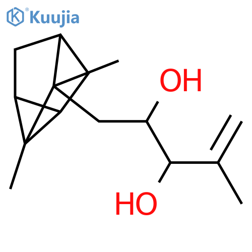 α-Santal-11-ene-9,10-diol structure