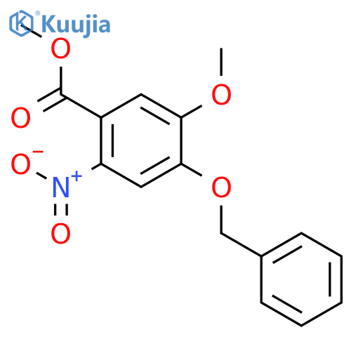 Methyl 4-(benzyloxy)-5-methoxy-2-nitrobenzoate structure