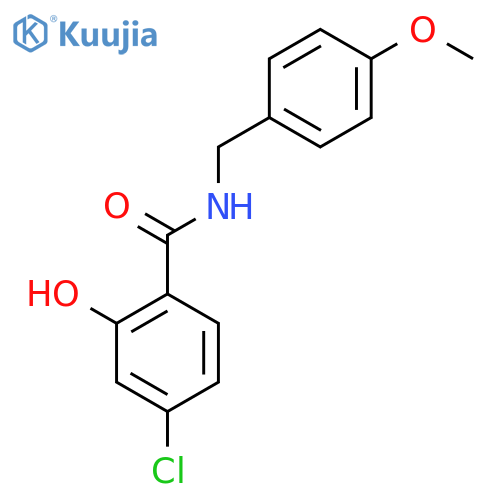 BENZAMIDE, 4-CHLORO-2-HYDROXY-N-[(4-METHOXYPHENYL)METHYL]- structure