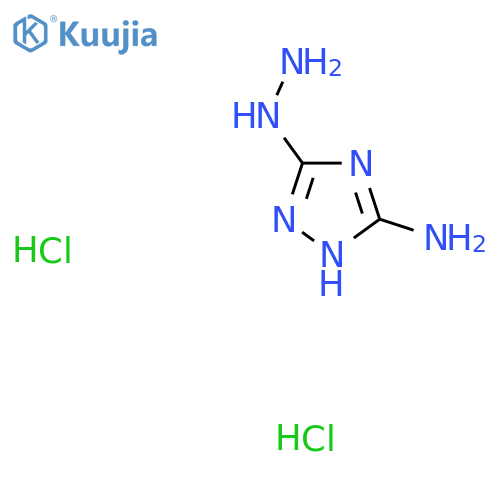 5-Hydrazinyl-4H-1,2,4-triazol-3-amine dihydrochloride structure