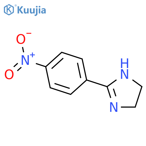 1H-Imidazole, 4,5-dihydro-2-(4-nitrophenyl)- structure