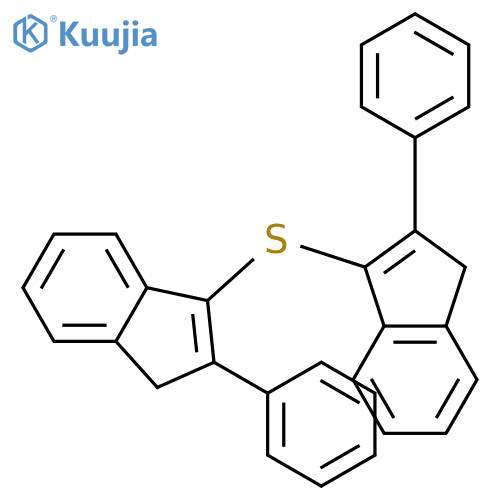 1H-INDENE, 3,3'-THIOBIS[2-PHENYL- structure