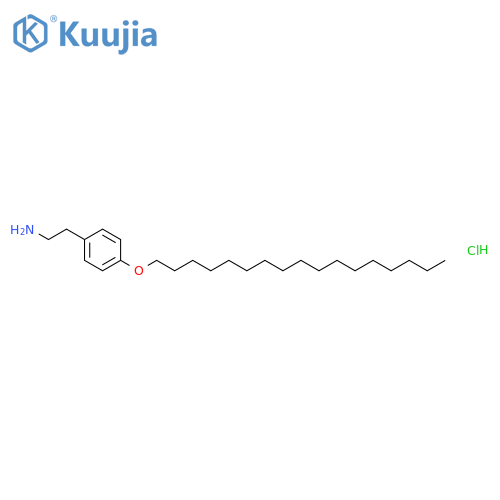 2-[4-(heptadecyloxy)phenyl]ethanamine hydrochloride structure