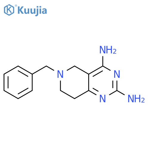 Pyrido[4,3-d]pyrimidine-2,4-diamine, 5,6,7,8-tetrahydro-6-(phenylmethyl)- structure