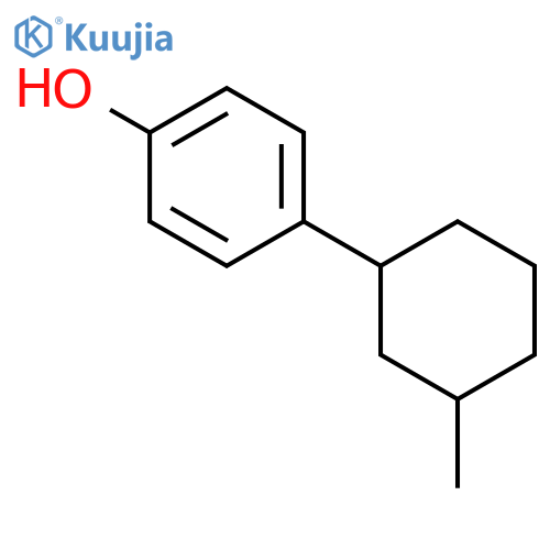 Phenol, 4-(3-methylcyclohexyl)- structure