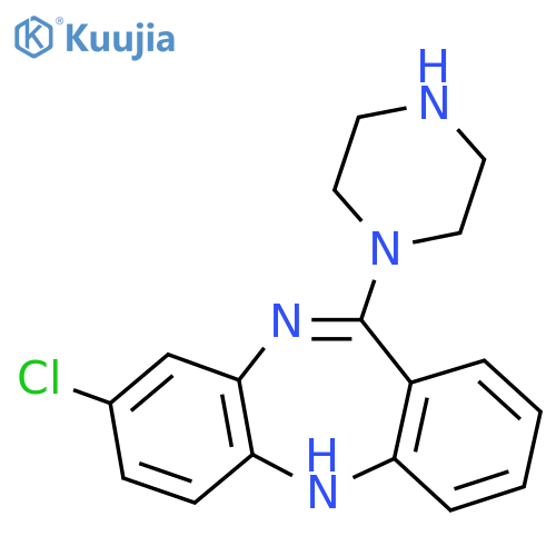 N-Desmethylclozapine structure