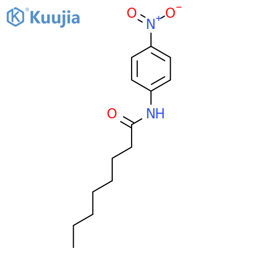 Octanamide,N-(4-nitrophenyl)- structure