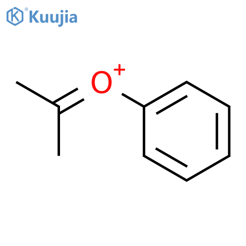Oxonium, (1-methylethylidene)phenyl- structure